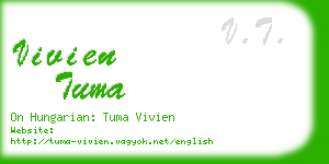 vivien tuma business card